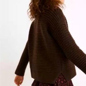 Madewell Elsmere Pullover Sweater Brown